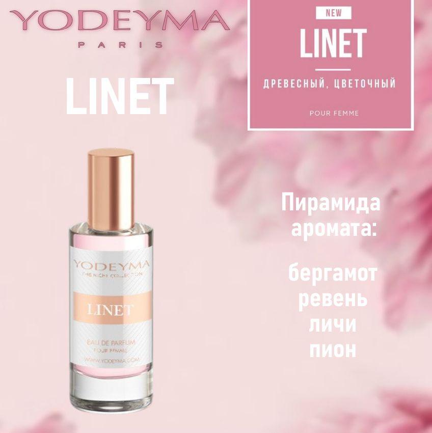 Парфюмерная женская вода YODEYMA LINET 15 мл