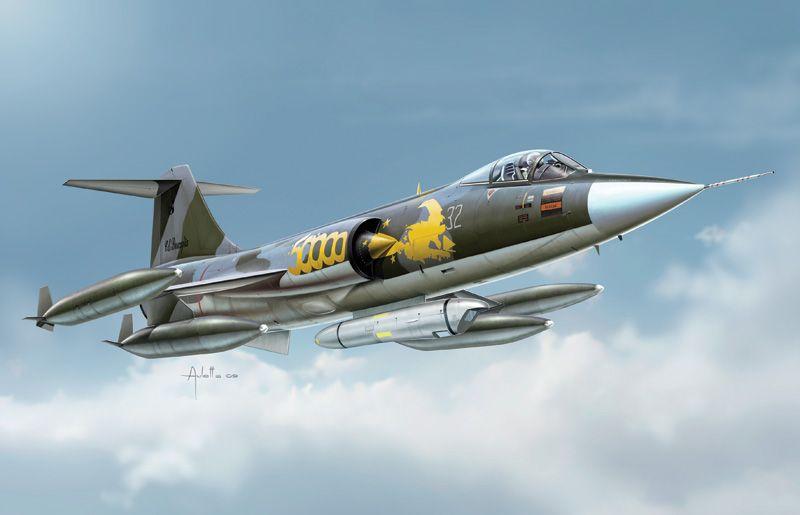 1296 Самолет F-104G STARFIGHTER 1/72