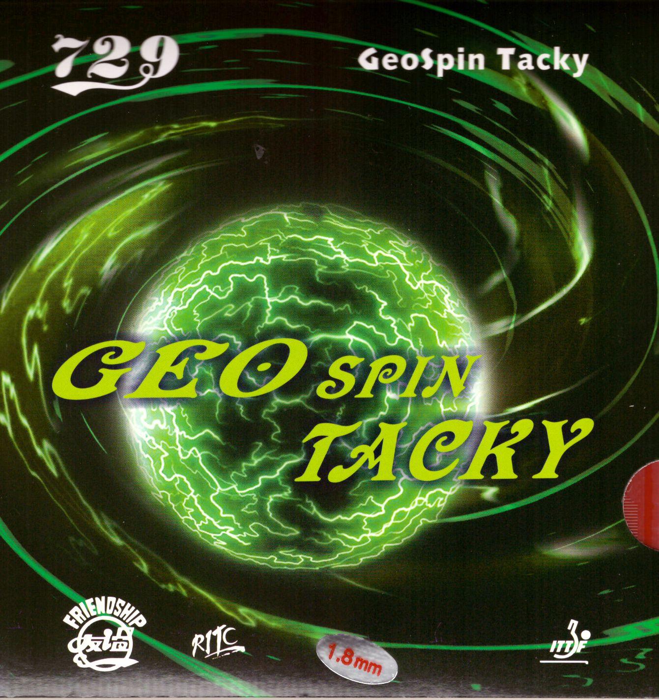 Накладка для ракетки Friendship 729 Geospin Tacky 2.0 black