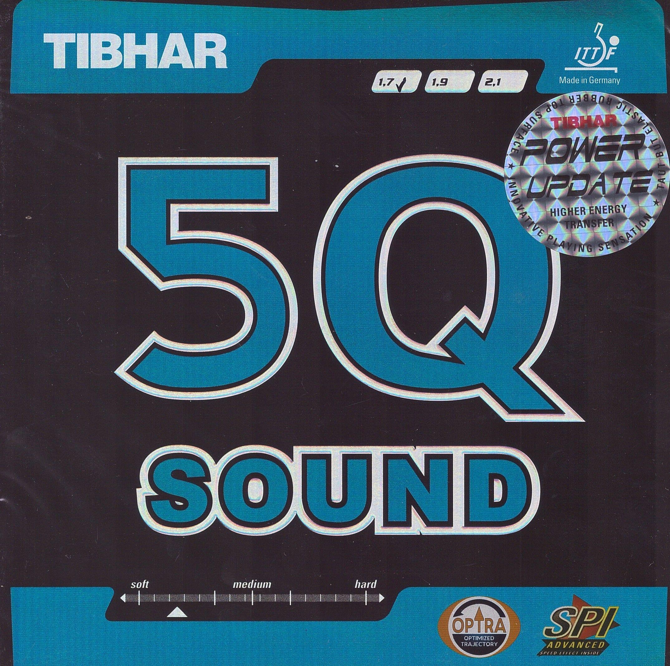 Накладка для ракетки Tibhar 5Q Sound 1.7 red