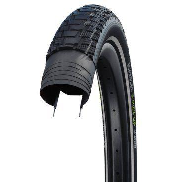 Велопокрышка Schwalbe, 24x2.1 (55-507), PICK-UP Perf, Super Defense, TwinSkin B/B+RT HS609 ADDIX E, черный, 11159340