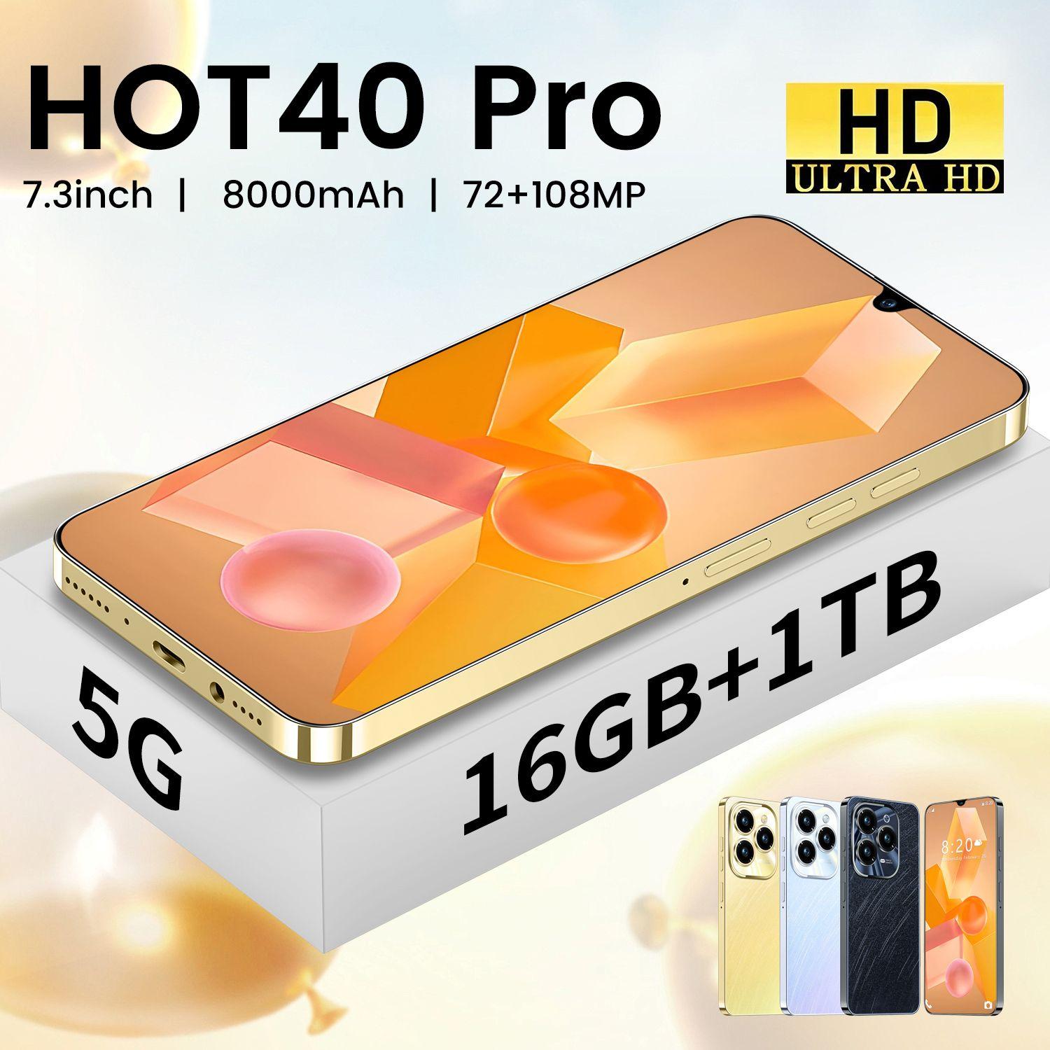 Смартфон Смартфон LI/-Hot 40 Pro+6N2 , /16/1 ТБ/Русский язык поддерживает EU 16/1 ТБ, оранжевый