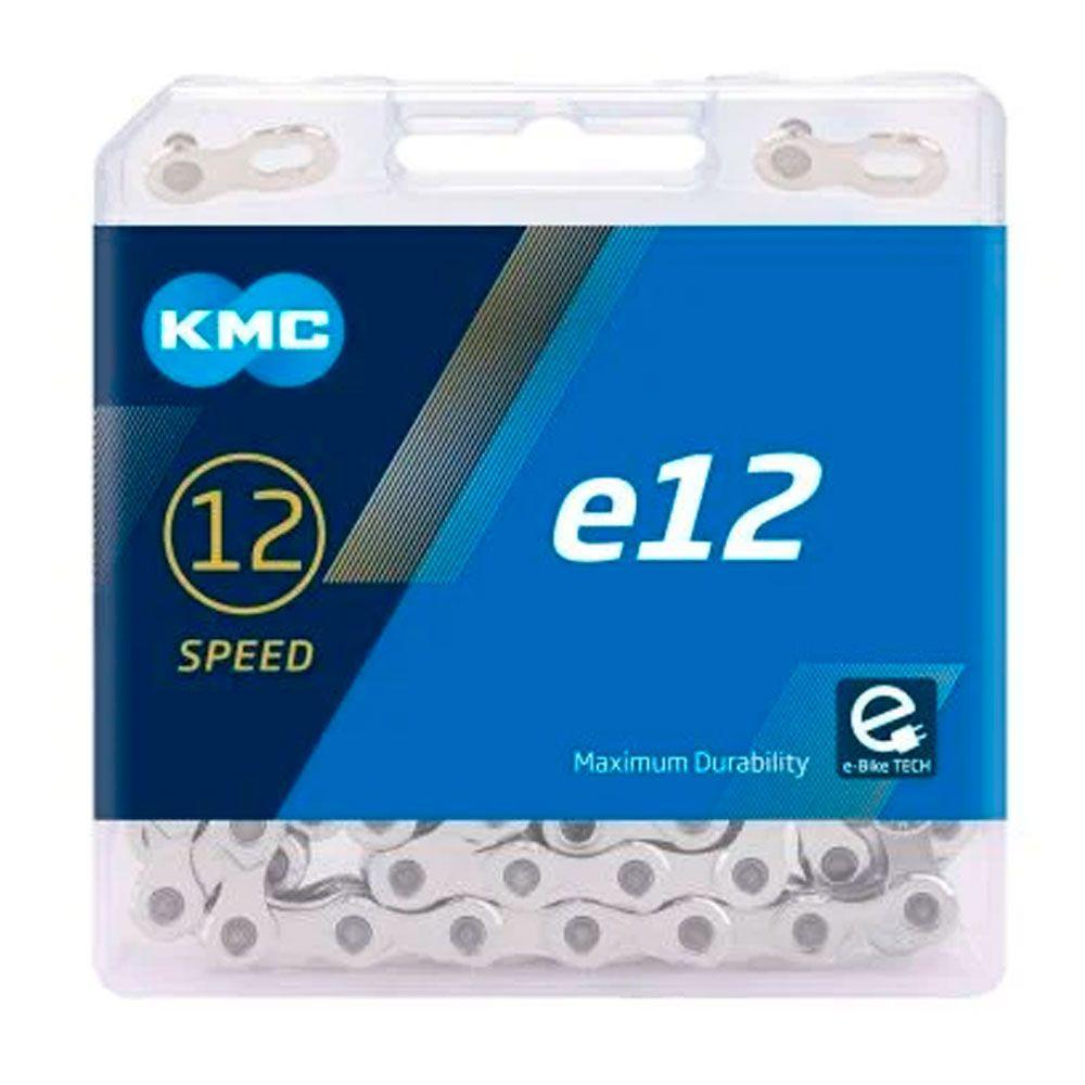 KMC цепь e12-T - speed 12, links 130 (1/2" X 11/128", silver-silver)