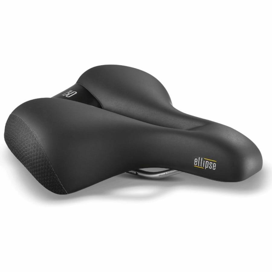 Selle Royal | Седло вело SELLE ROYAL 251х224мм Ellipse Комфорт черное/02-300258