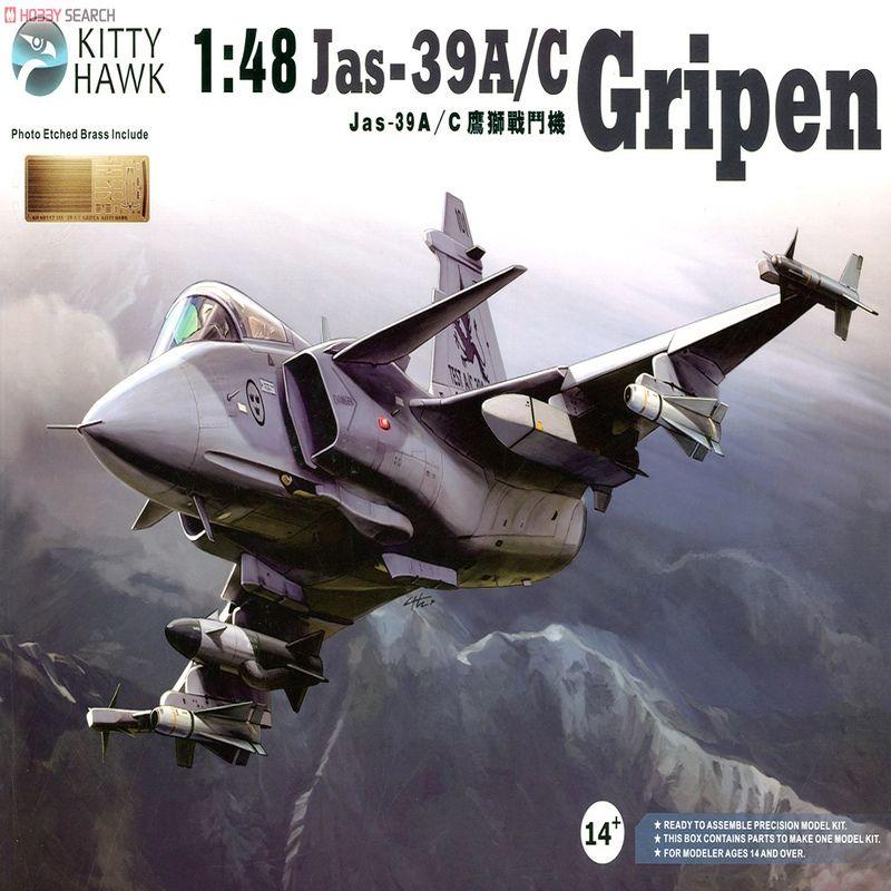 Модель для сборки 1/48 Истребитель Jas 39 A/C Gripen