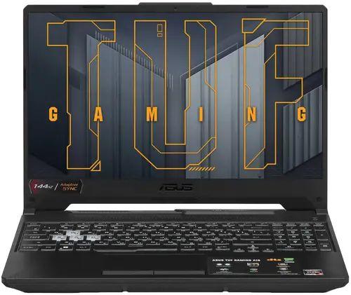 ASUS TUF Gaming A15 FA506NF-HN018 Игровой ноутбук 15.6", AMD Ryzen 5 7535HS, RAM 16 ГБ, SSD, NVIDIA GeForce RTX 2050 (4 Гб), Без системы, черный, Русская раскладка