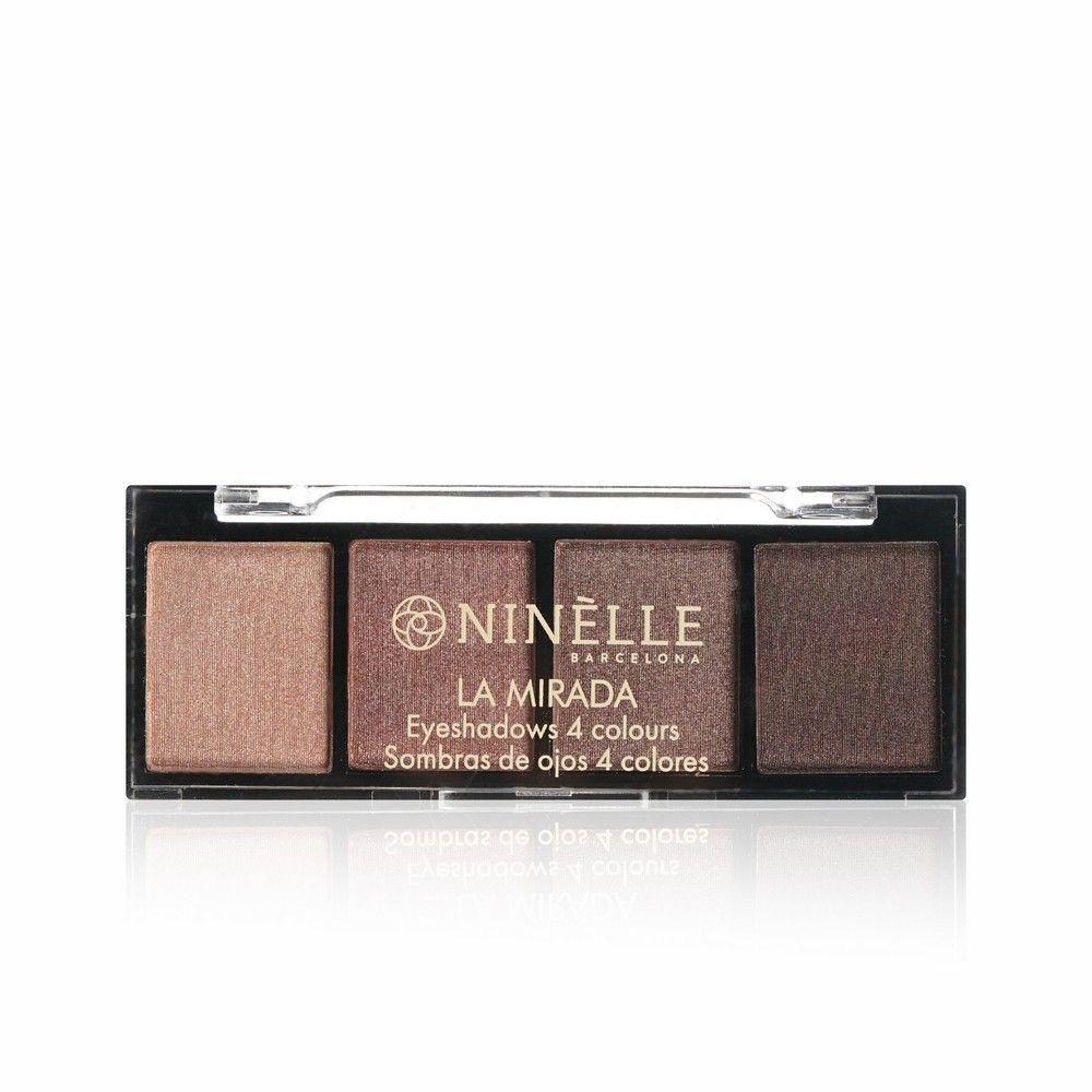 Ninelle Тени для век 4 оттенка La Mirada Eyeshadow 4 Colours, 502 нюдовый сатиновый, 3.4 г