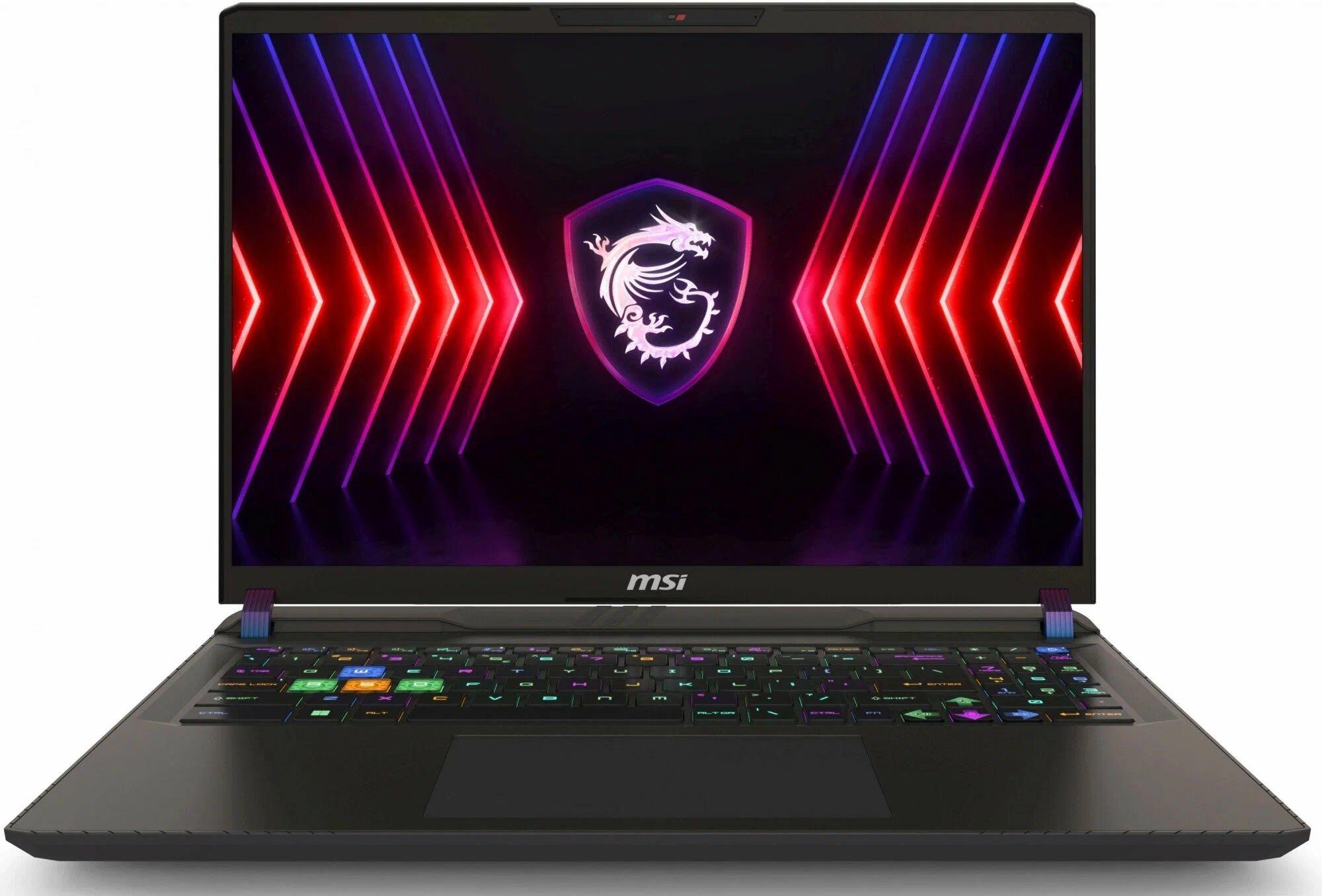 MSI Vector 16 A14VFG-246US Игровой ноутбук 16", Intel Core i9-14900HX, RAM 16 ГБ, SSD 1024 ГБ, NVIDIA GeForce RTX 4060 для ноутбуков (8 Гб), Windows Pro, темно-серый, Русская раскладка