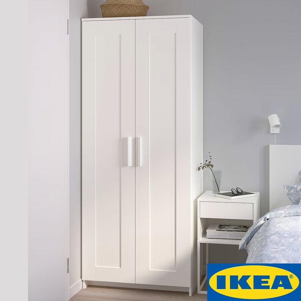 Шкаф платяной IKEA BRIMNES, Икеа Бримнэс, 78x190х50см, белый