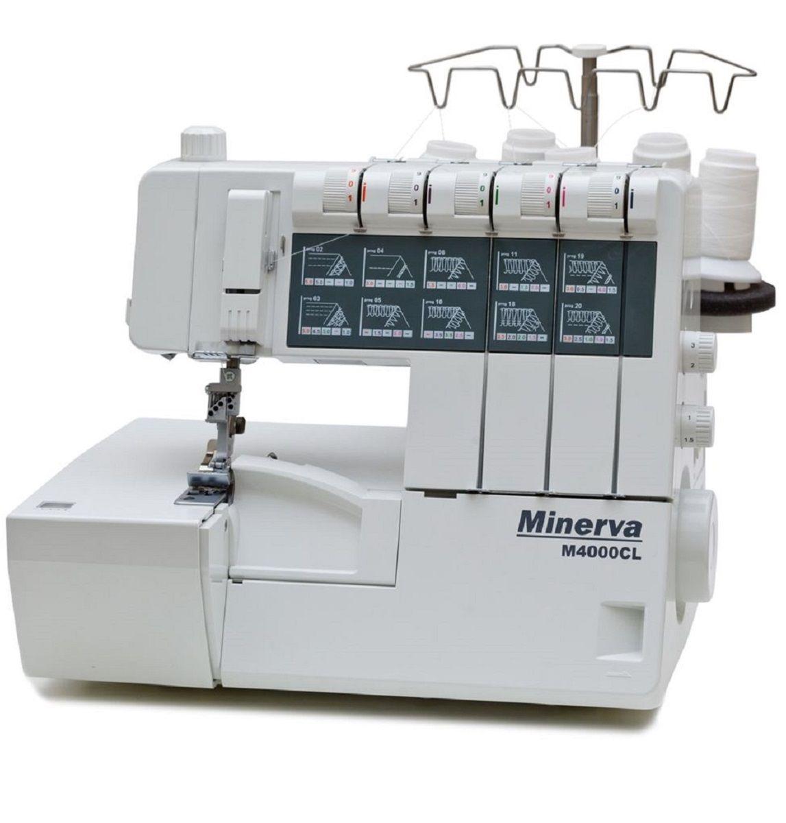 Minerva Коверлок M-M4000CL 5ти ниточный, операций 20