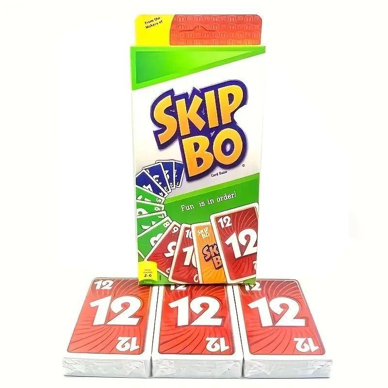 Настольная карточная игра Настольная Skip.Bo Игра (Карточная) Новая версия игры