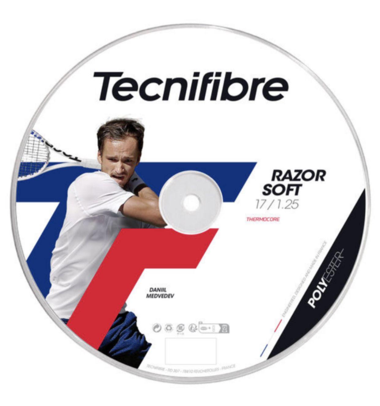 Tecnifibre | Теннисная струна Tecnifibre Razor Soft 1.25 (нарезка 12 метров)