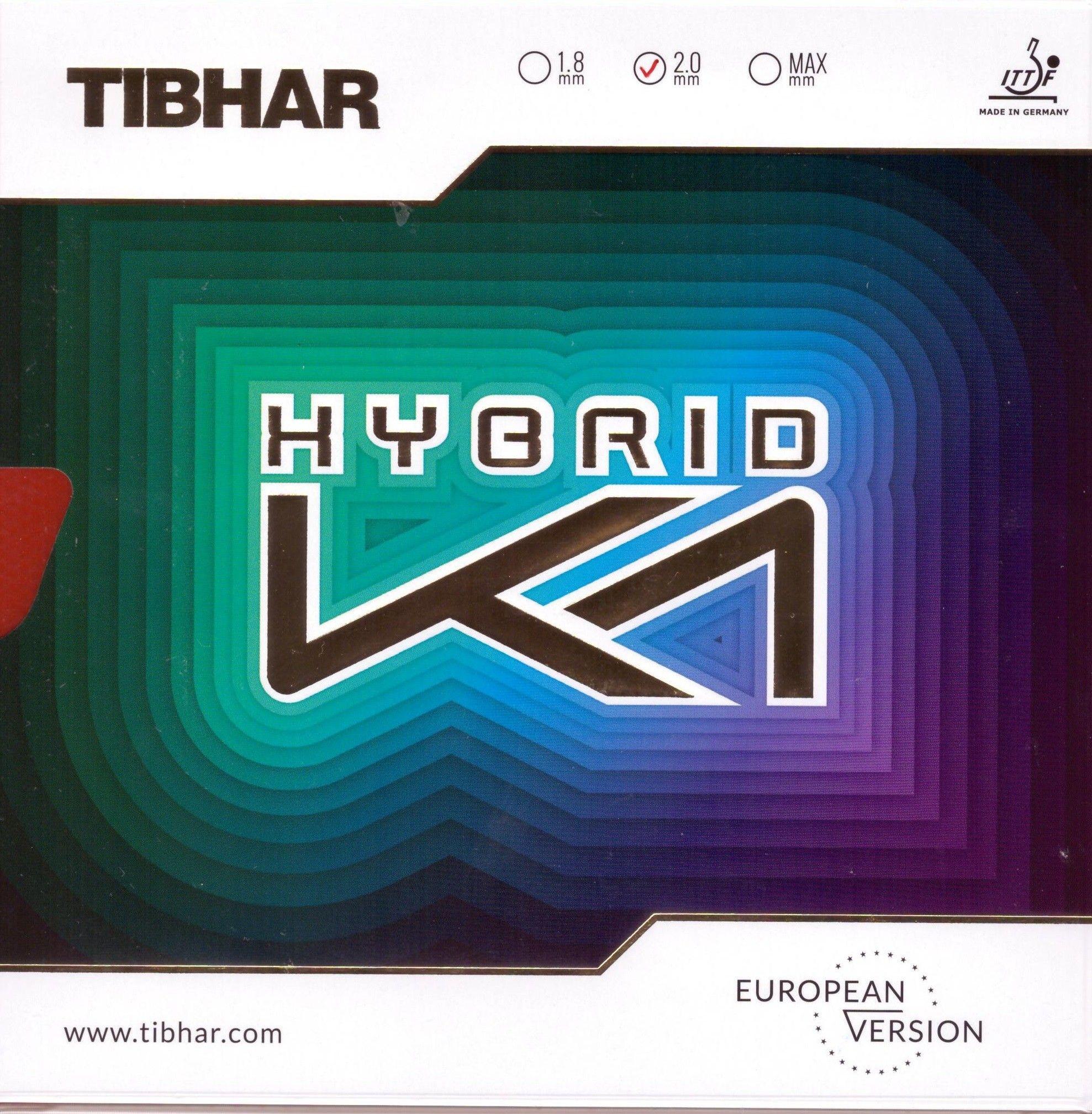 Накладка для ракетки Tibhar Hybrid K1 European Version 1.8 red