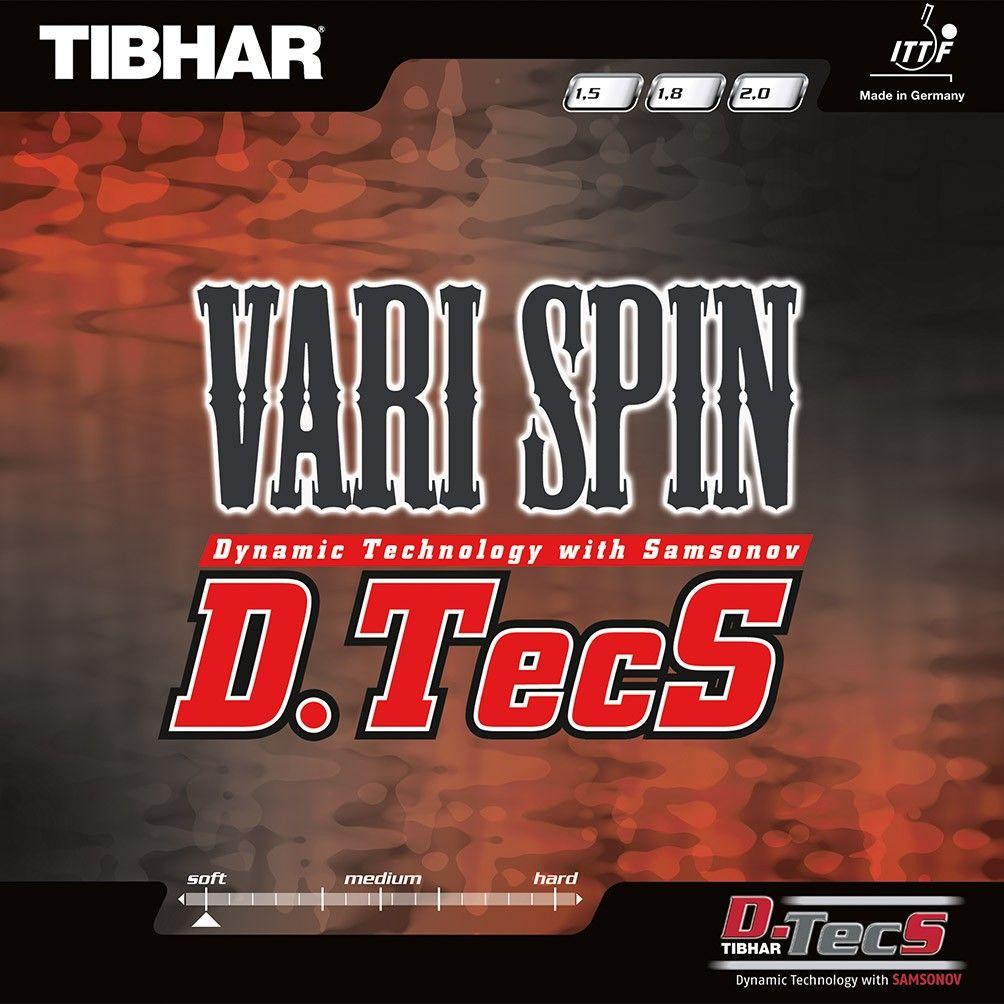 Накладка для ракетки Tibhar Vari Spin D.TecS 2.0 red