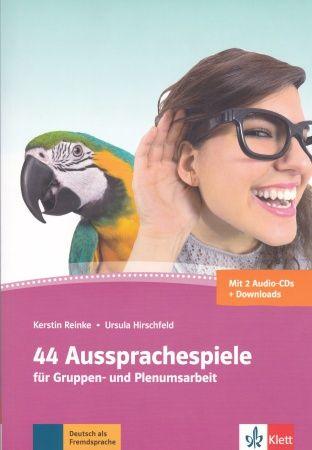 44 Aussprachespiele DaF A1-C1 mit 2 Audio-CDs + Online-Angebot