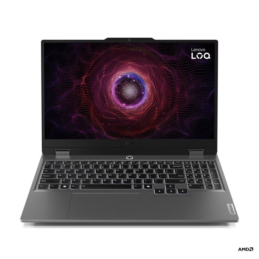 Lenovo LOQ 15AHP9 Игровой ноутбук 15.6", AMD Ryzen 7 8845HS, RAM 16 ГБ, SSD 1024 ГБ, NVIDIA GeForce RTX 4060 для ноутбуков (8 Гб), Windows Home, (83DX00AVUS), темно-серый, Русская раскладка