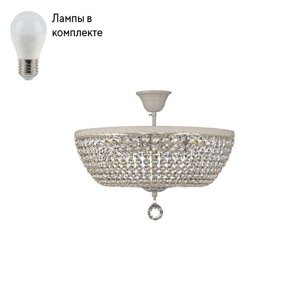 Люстра потолочная с Led лампочками в комплекте Arti Lampadari Nobile E 1.3.40.2.100 WG+Lamps