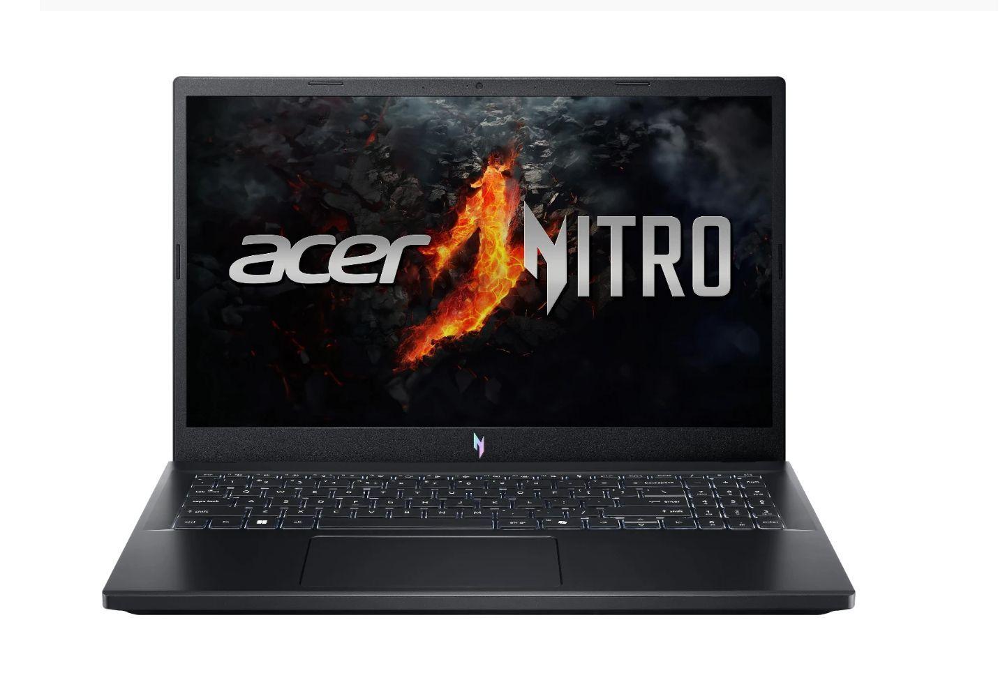 Acer Nitro V 15 ANV15 Игровой ноутбук 15.6", AMD Ryzen 5 7535HS, RAM 16 ГБ, SSD 512 ГБ, NVIDIA GeForce RTX 2050 (4 Гб), Без системы, (NH.QSJER.001), черный, Русская раскладка