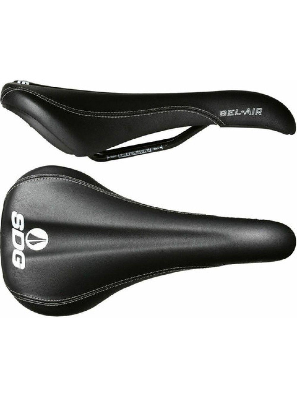 Седло велосипедное SDG Bel-Air RL Steel Black/White/Black