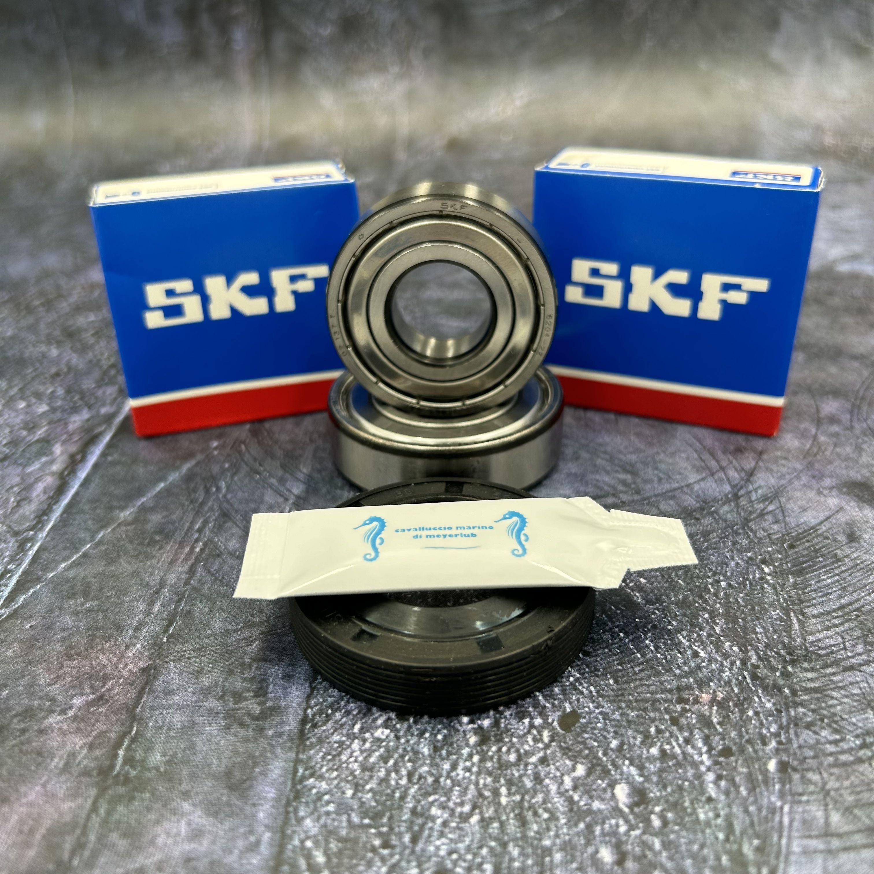 Ремкомплект для стиральной машинки SKF 6204 ZZ, 6205 ZZ / сальник 30*52*10/12, смазка