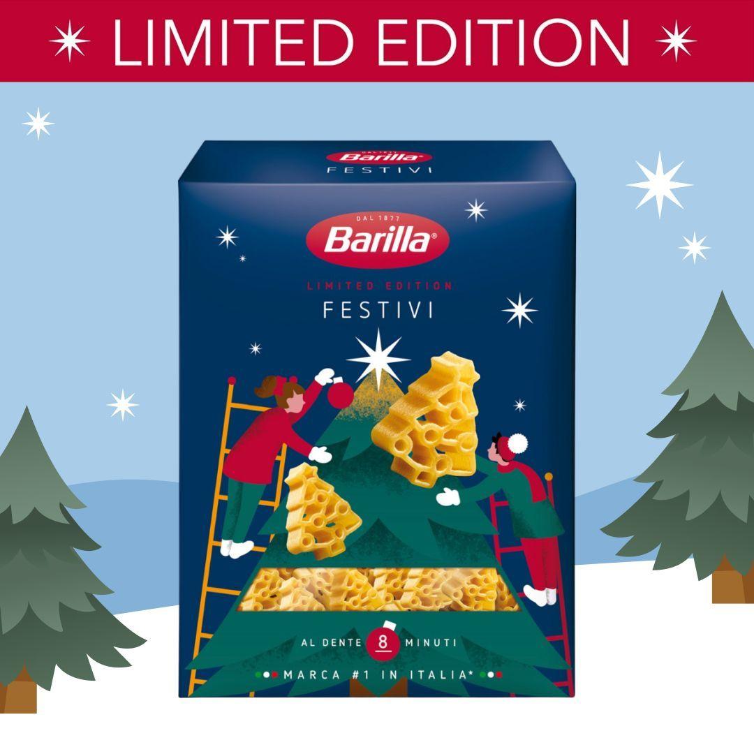 Макароны Barilla Festivi Елочки Новогодние, 400г