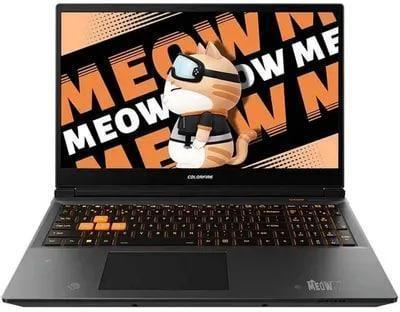 Colorful Ноутбук MEOW R15 24 <8845HS-16-512-4070-2.5K> Orange Игровой ноутбук 15.6", AMD Ryzen 7 8845HS, RAM 16 ГБ, SSD, NVIDIA GeForce RTX 4070 для ноутбуков (8 Гб), Без системы, оранжевый, темно-серый, Русская раскладка