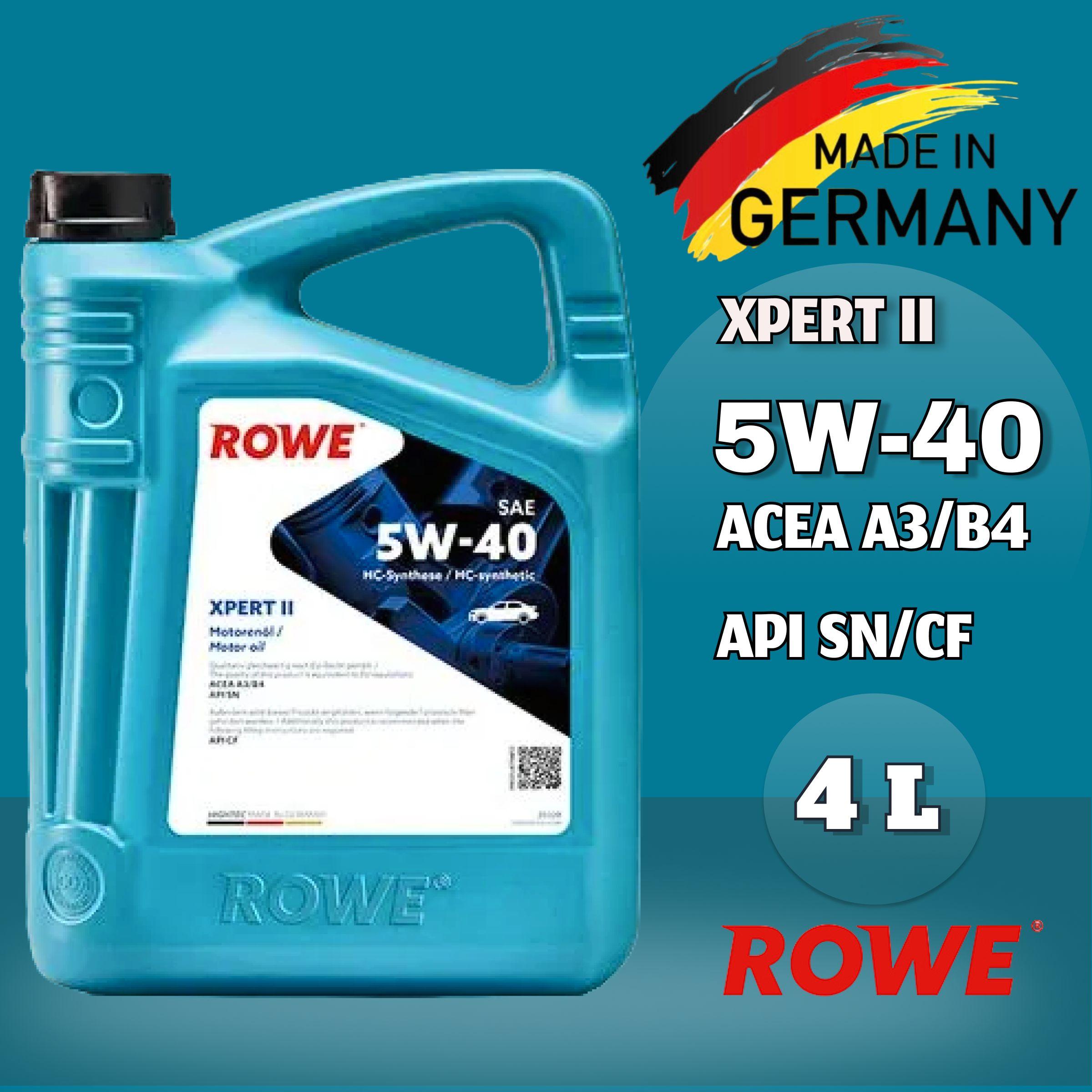 ROWE hightec 5W-40 Масло моторное, Синтетическое, 4 л