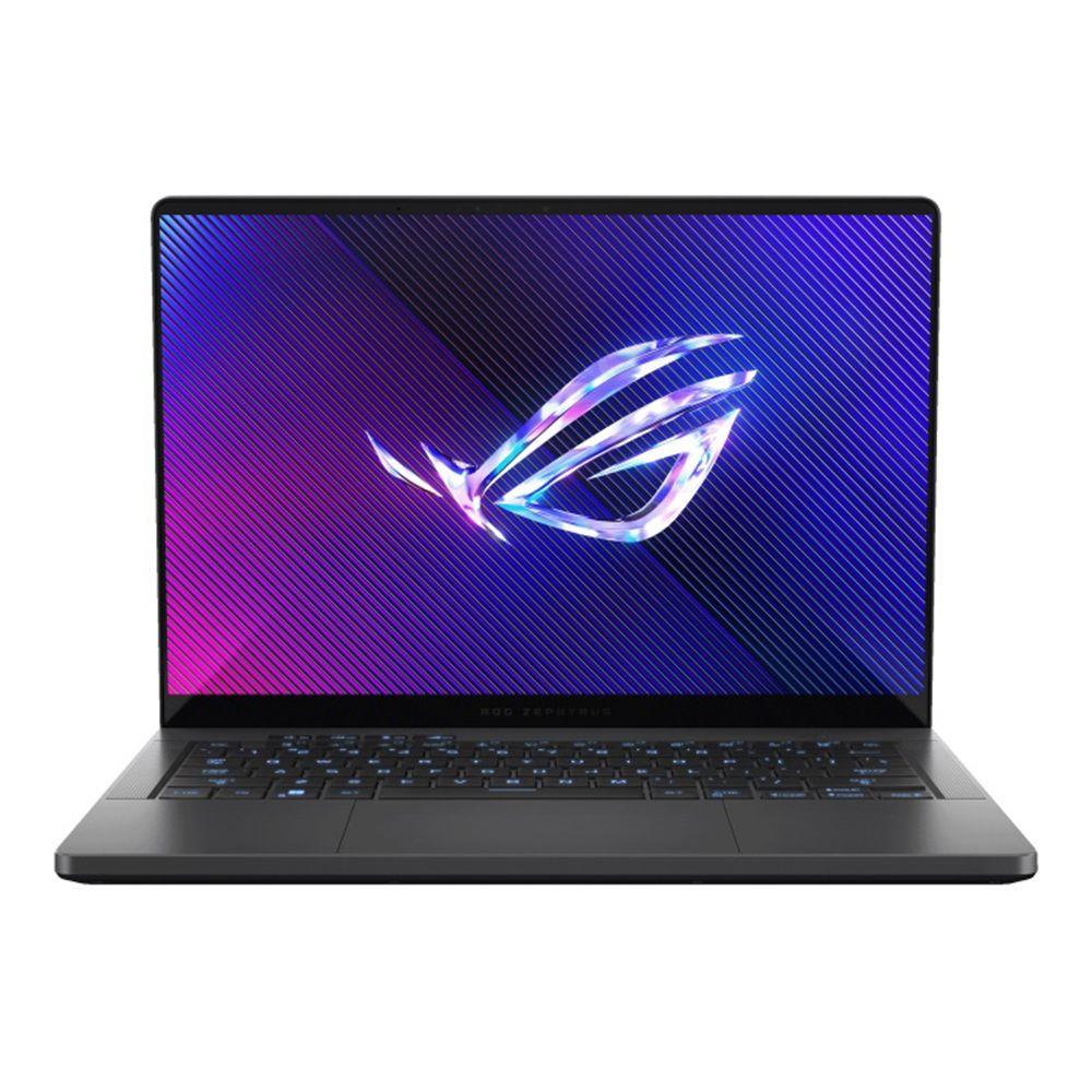 ASUS ROG Zephyrus G14 GA403UV-QS186 14" (2880x1800) OLED Игровой ноутбук 14", AMD Ryzen 7 8845HS, RAM 16 ГБ, SSD 1024 ГБ, NVIDIA GeForce RTX 4060 для ноутбуков (8 Гб), Без системы, (90NR0I01-M00A00), серый, Русская раскладка