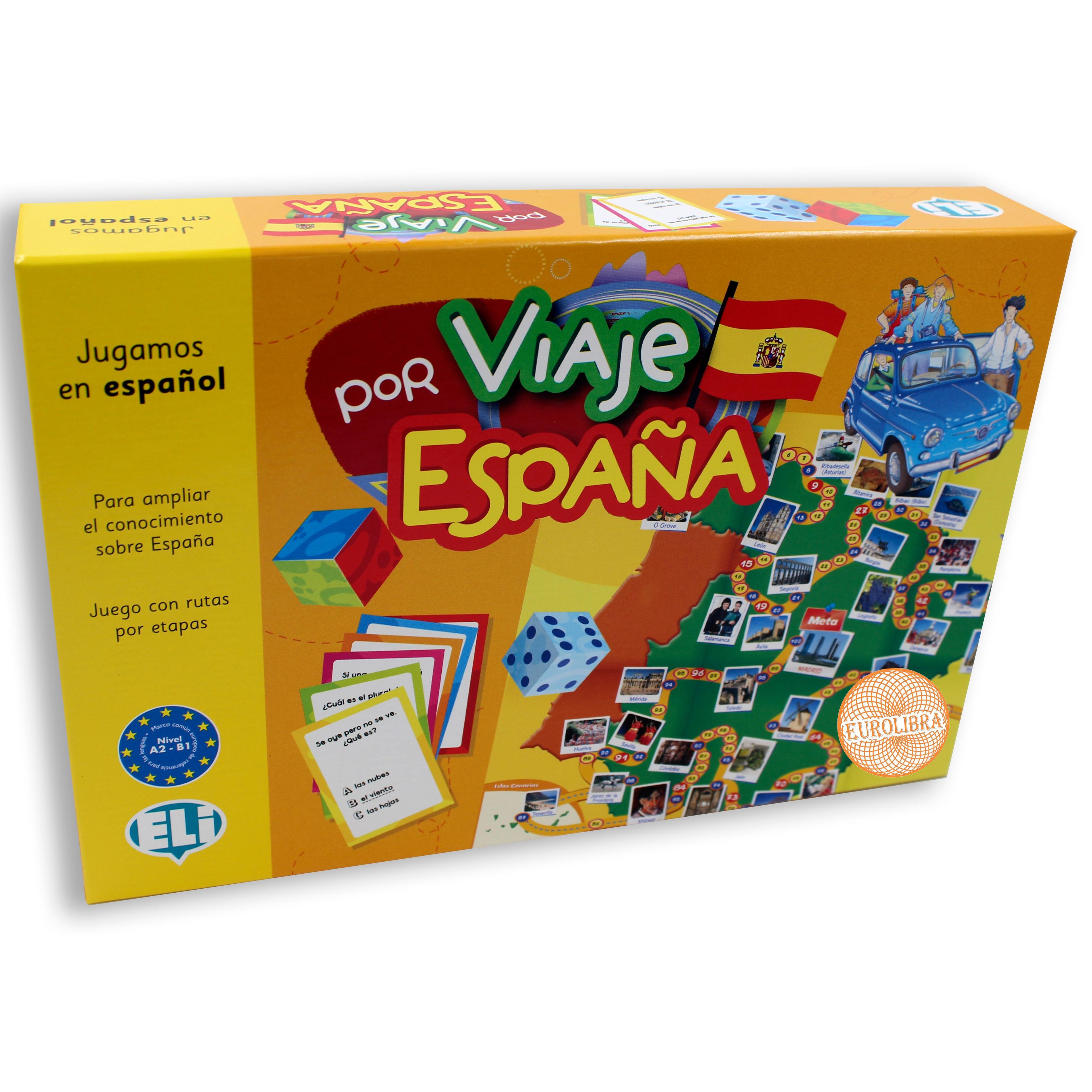 VIAJE POR ESPANA (A2-B1) / Обучающая игра на испанском языке "Путешествие по Испании"