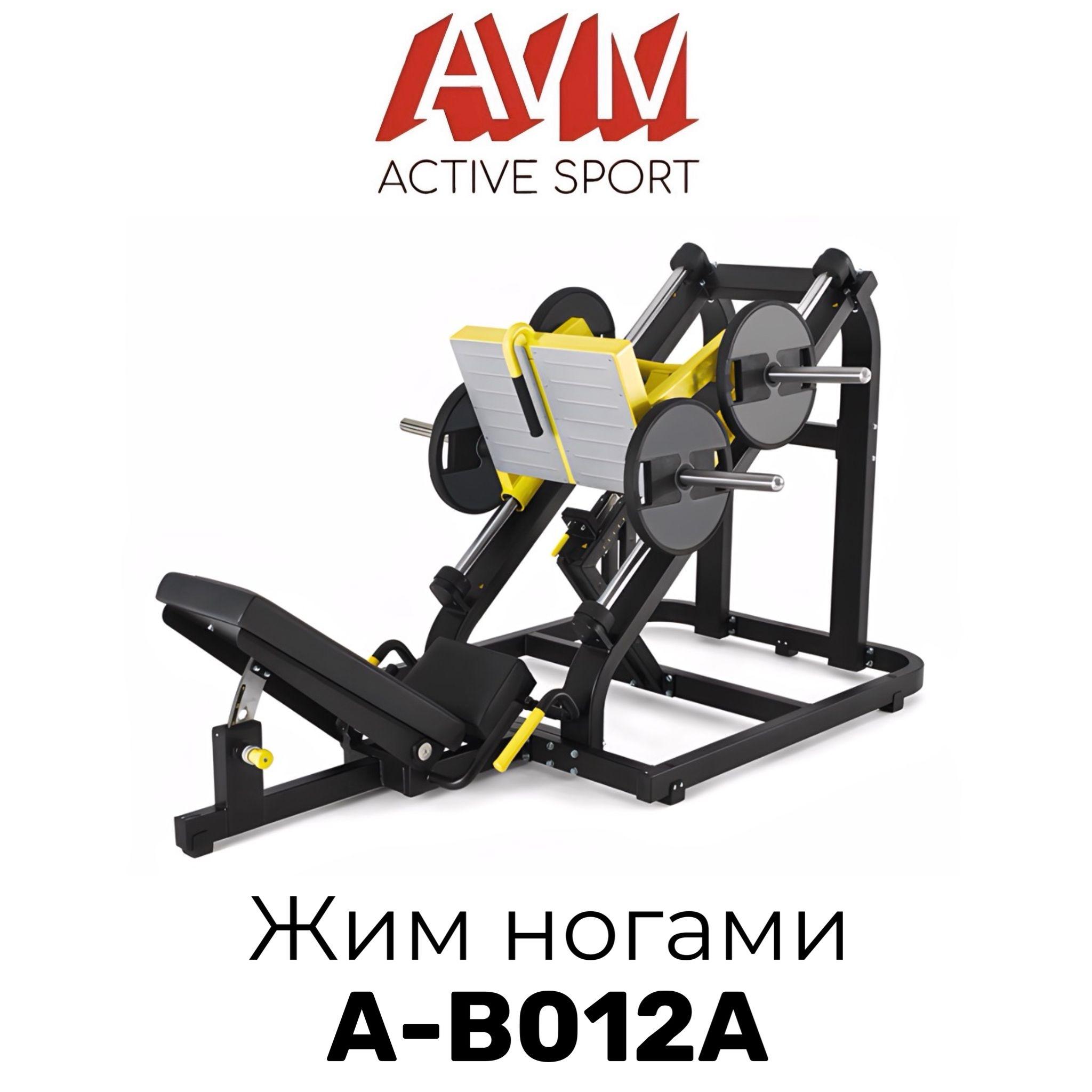 AVM Active Sport | Профессиональный силовой тренажер для зала Жим ногами AVM A-B012A