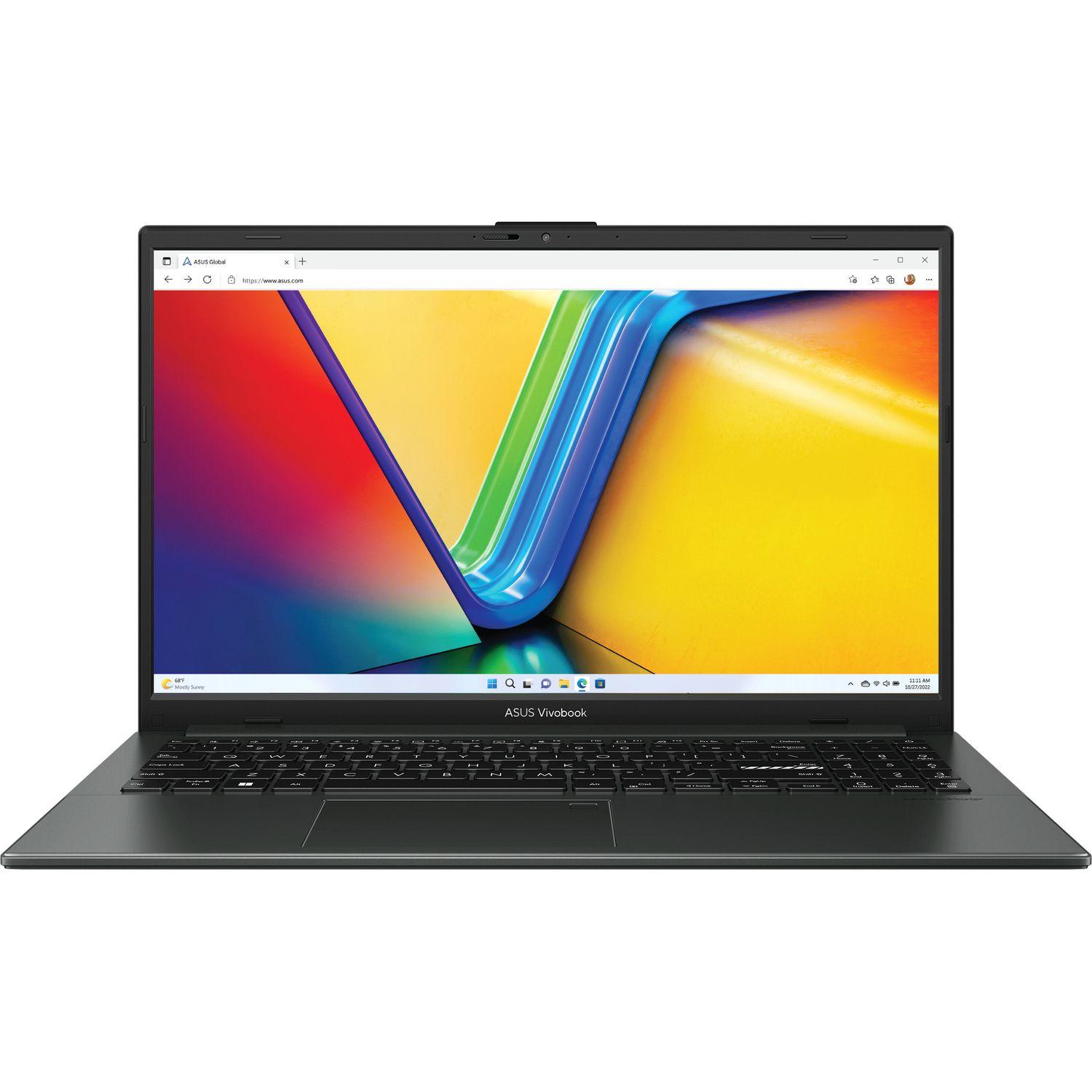 ASUS VivoBook Go 15 E1504GA-BQ550 Ноутбук 15.6", Intel Core i3-N305, RAM 8 ГБ, SSD 256 ГБ, Intel UHD Graphics, Без системы, (90NB0ZT2-M00XJ0), черный, Русская раскладка