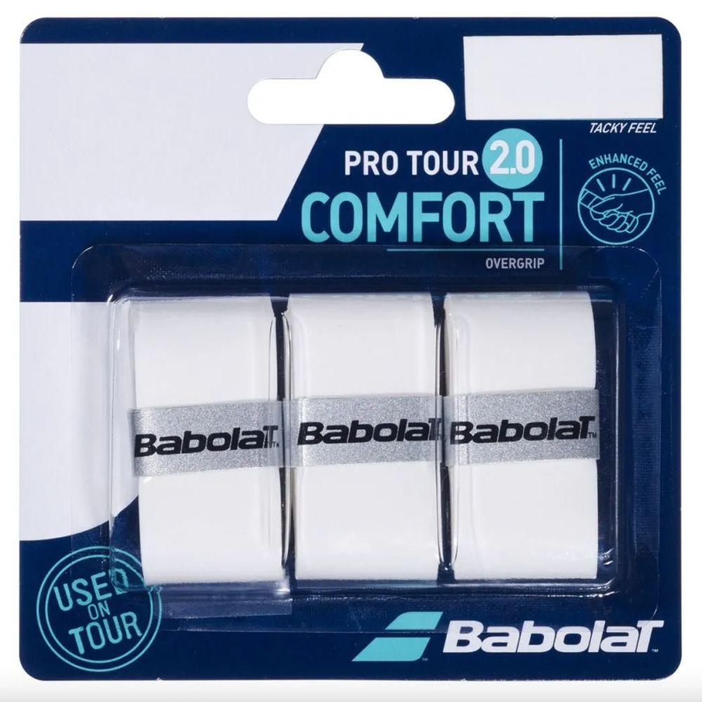 Намотка для ракетки Babolat Pro Tour Comfort 2.0 White (3шт)