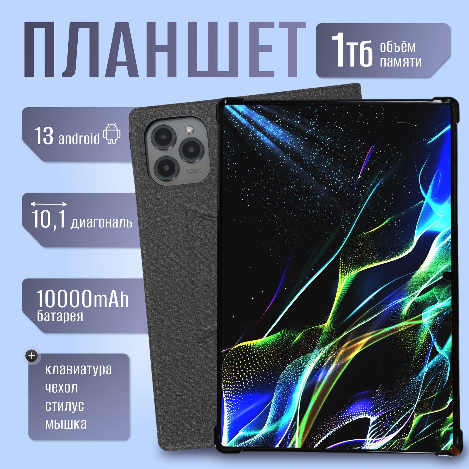 Планшет Андроид L16MAX, 1TB, RAM 16GBb, черный