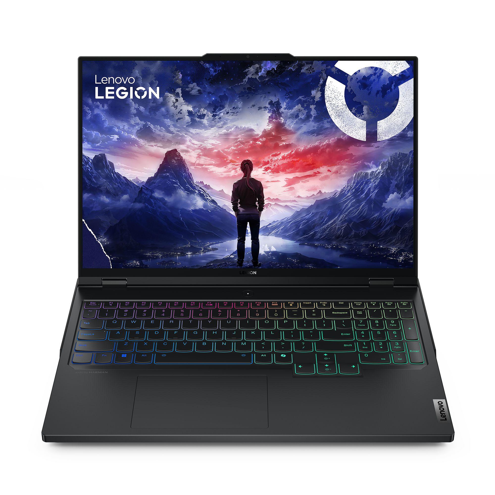 Lenovo Legion Pro 7 16IRX9H Игровой ноутбук 16", Intel Core i9-14900HX, RAM 32 ГБ, SSD 1024 ГБ, GeForce RTX 4090 для ноутбуков (16 Гб), Без системы, (83DE004HRK), черный, Русская раскладка