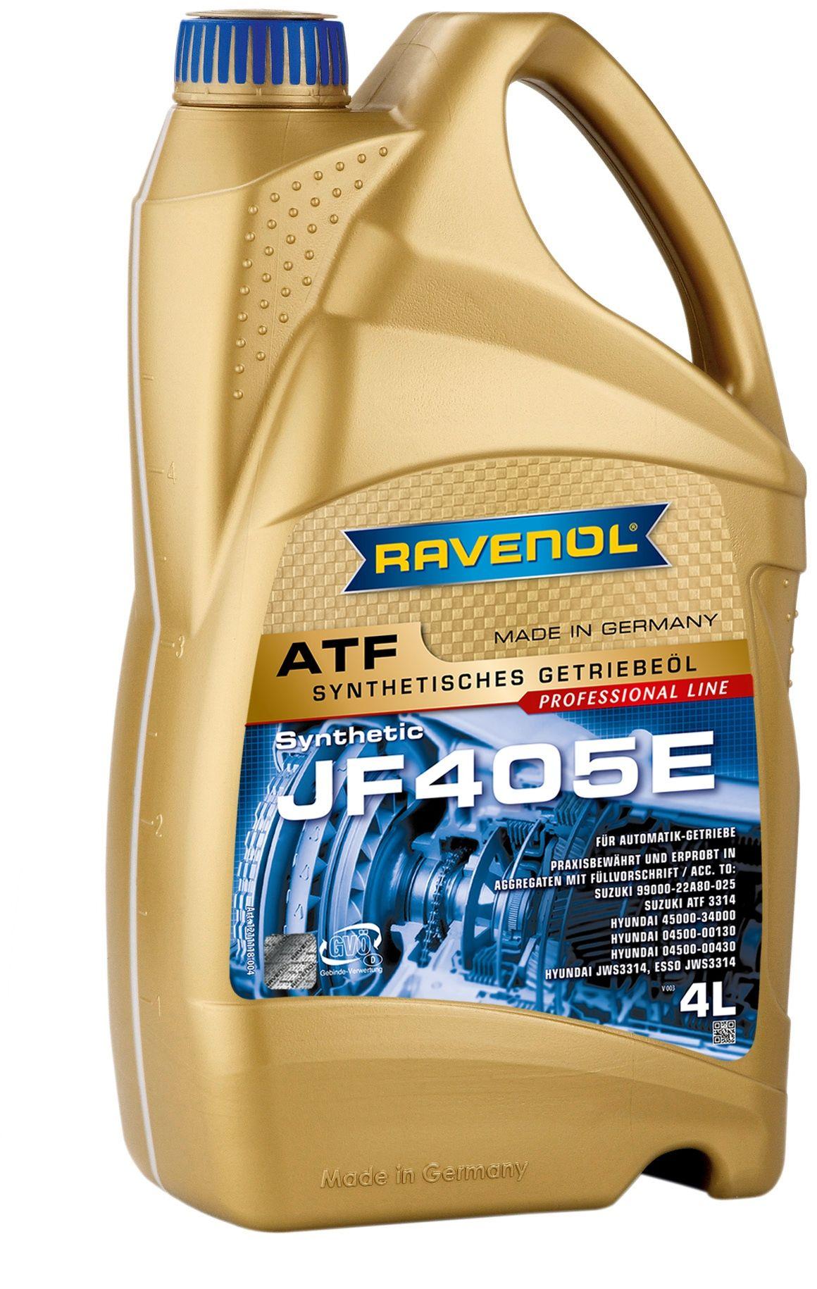 Трансмиссионное масло RAVENOL ATF JF405E 4 л (4014835737198)