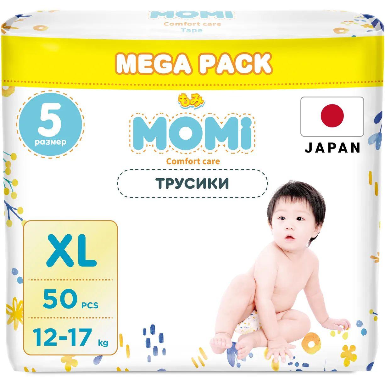 Подгузники-трусики Momi Comfort Care mega XL 12-17кг (50 шт.)