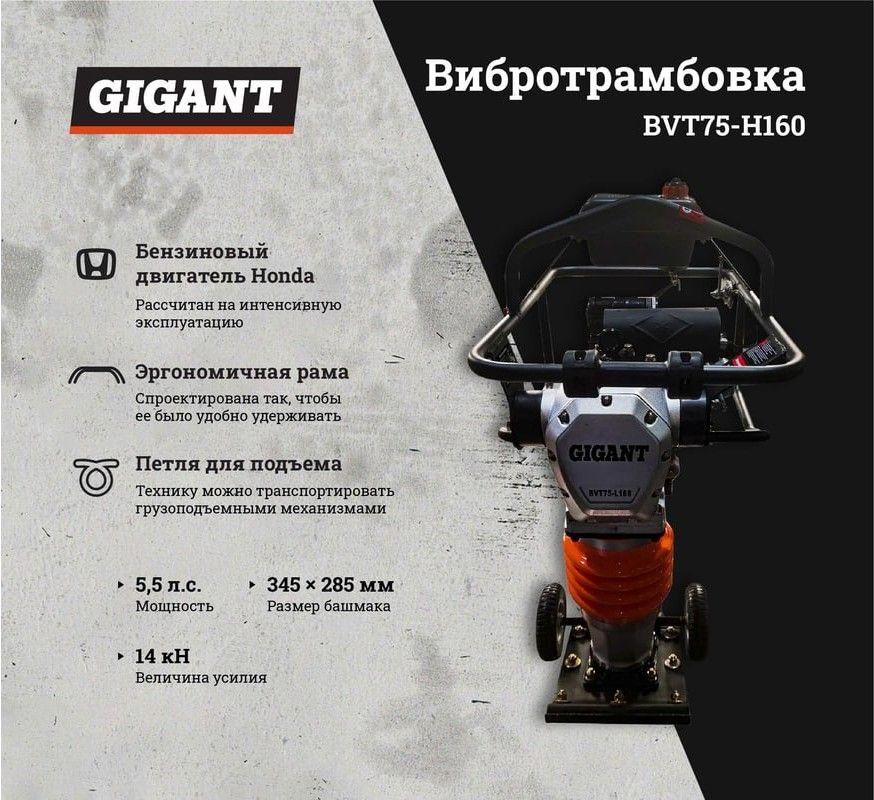 Gigant Вибротрамбовка Honda Engine BVT75-H160