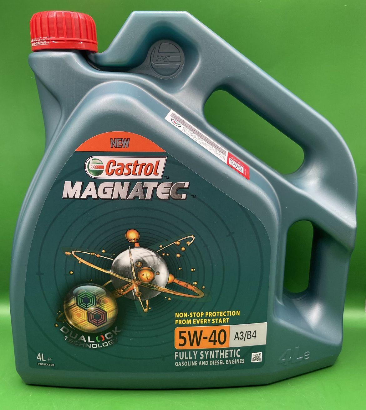 Maslo castrol magnatec 5W-40 Масло моторное, Синтетическое, 4 л