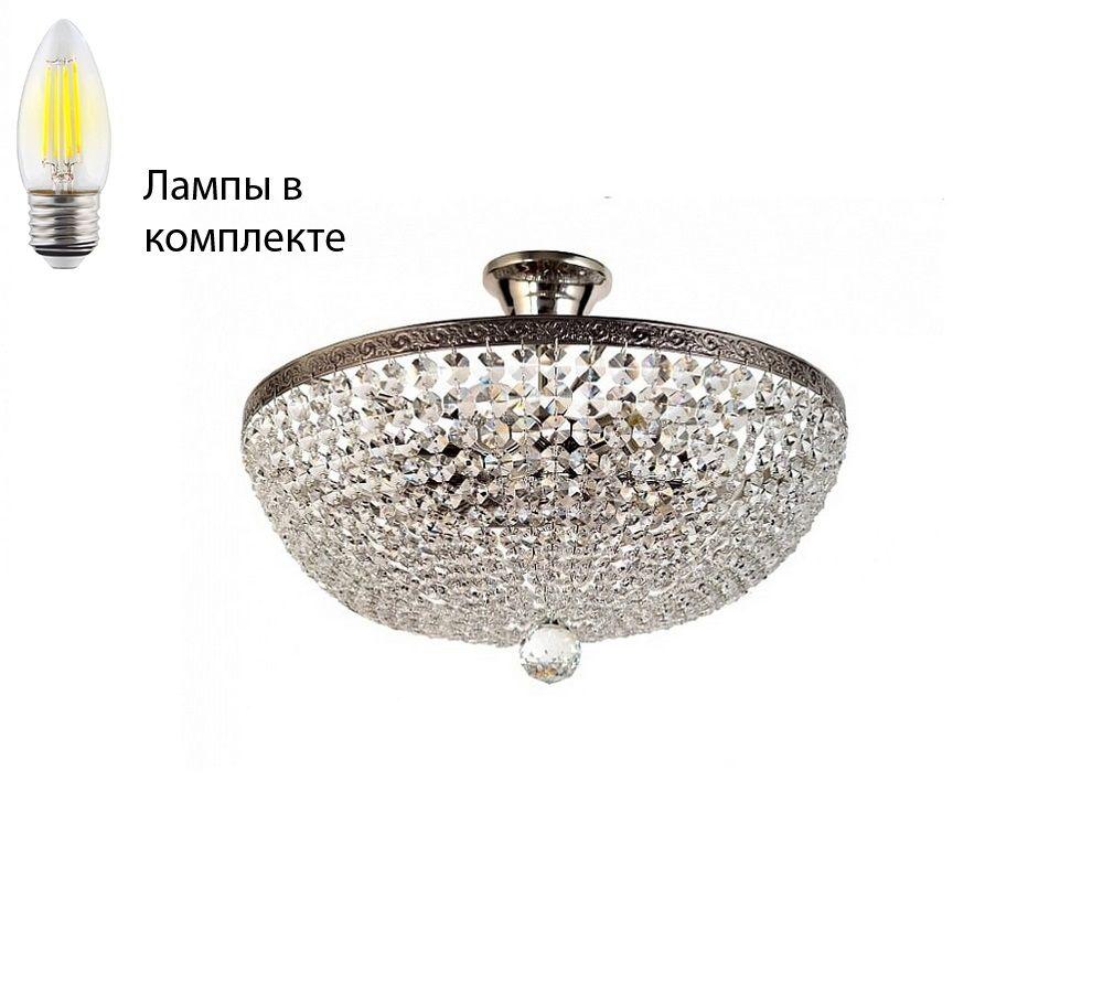 Потолочная люстра с лампочками Arti Lampadari Nobile E 1.3.40.601 NH+Lamps