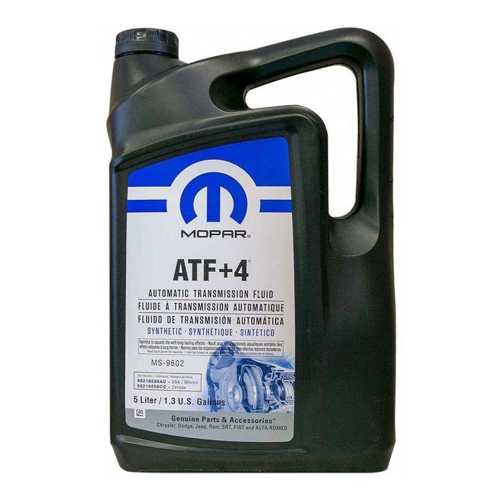 Масло трансмиссионное ATF+4 5л, Chrysler 68218058AC