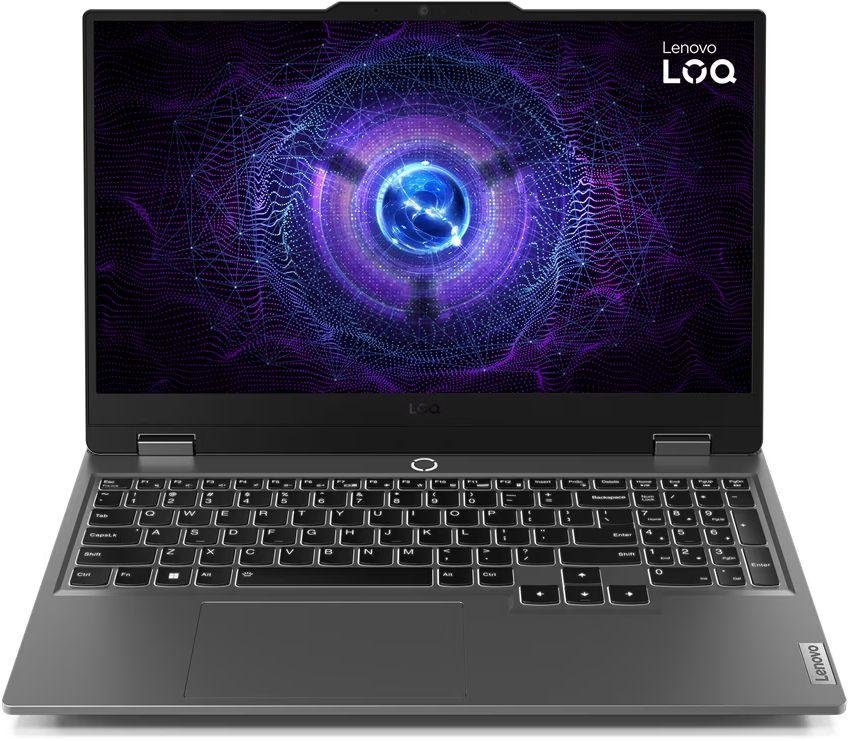 Lenovo LOQ 15IAX9 Игровой ноутбук 15.6", Intel Core i5-12450HX, RAM 24 ГБ, SSD 512 ГБ, NVIDIA GeForce RTX 4050 для ноутбуков (6 Гб), Без системы, (83GS00ANPS), серый, Русская раскладка