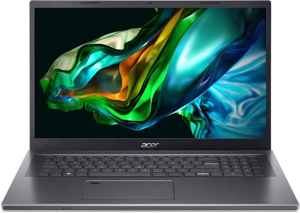 Acer Aspire 5 A517-58GM-505U без ОС металлический (NX.KJLCD.006) Игровой ноутбук 17.3", Intel Core i5-1335U, RAM 16 ГБ, SSD 512 ГБ, NVIDIA GeForce RTX 2050 (4 Гб), Без системы, (Aspire 5 A517-58GM-505U без ОС металлический (NX.KJLCD.006)), серый