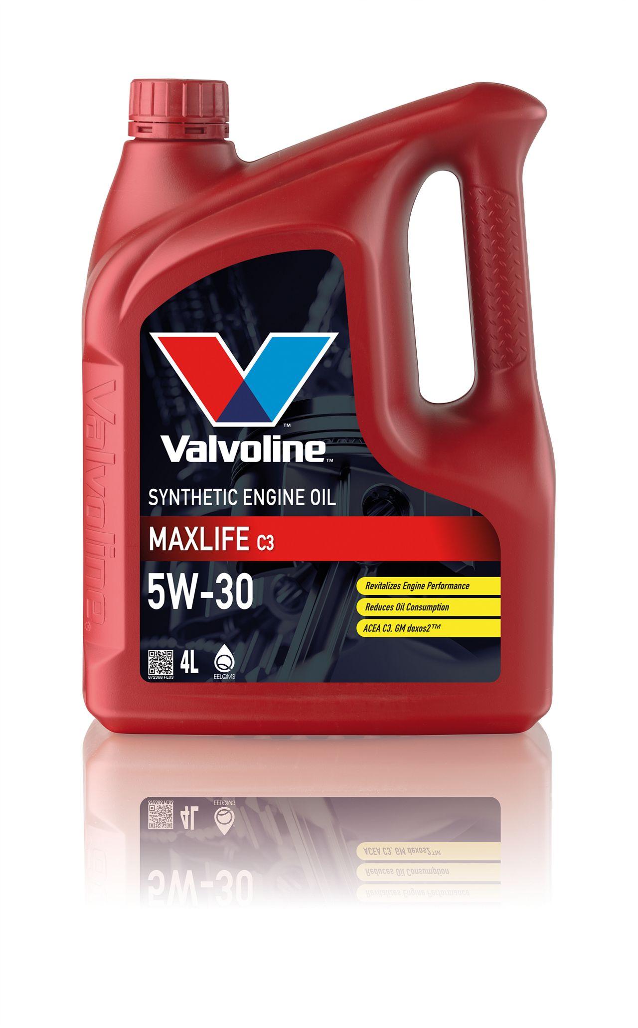 Valvoline MAXLIFE C3 5W-30 Масло моторное, Синтетическое, 4 л