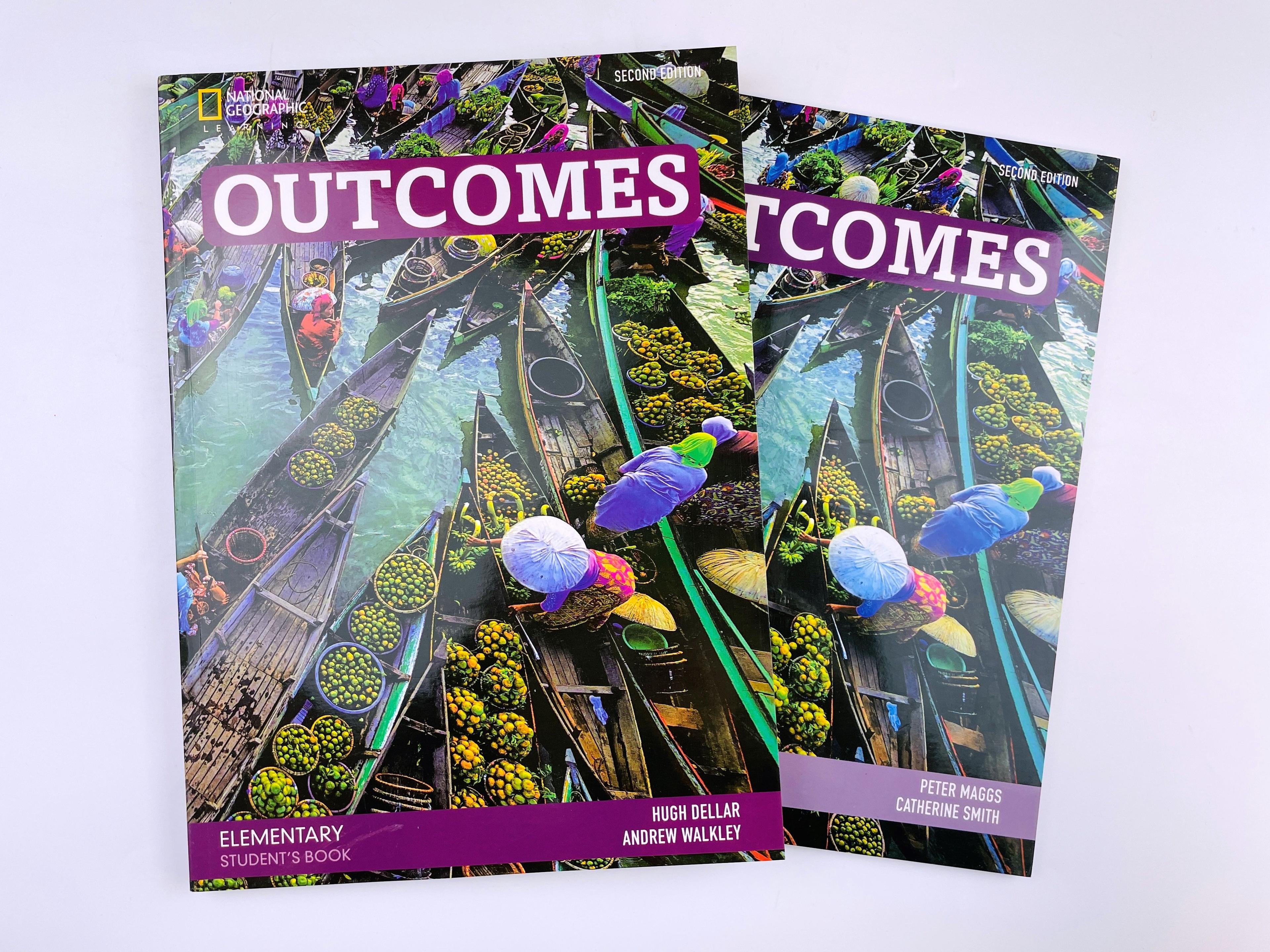 Комплект Outcomes Elementary Student's book + Workbook + CD 2ed | Dellar Hugh