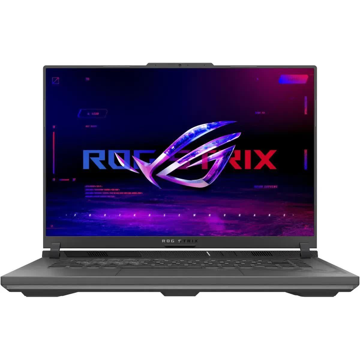 ASUS ROG Strix G16 G614JI-N4413 Игровой ноутбук 16", Intel Core i7-13650HX, RAM 32 ГБ, SSD 1024 ГБ, NVIDIA GeForce RTX 4070 для ноутбуков (8 Гб), Без системы, (90NR0D41-M00VN0), серый, Русская раскладка