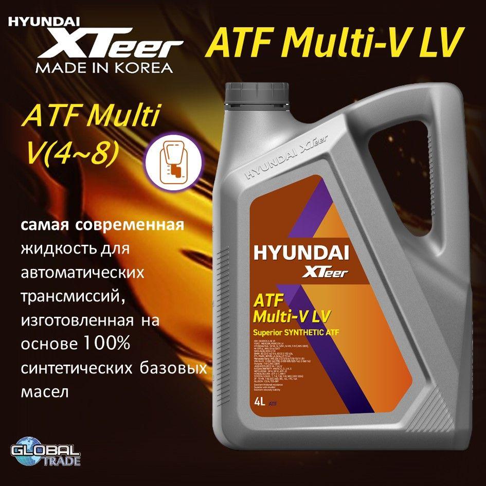 Масло Трансмиссионное Hyundai Xteer Atf Multi V 4 Л 1041411 HYUNDAI XTeer арт. 1041411