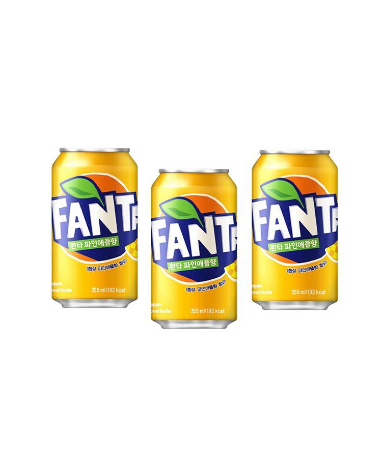 Газированный напиток Fanta Ананас 335 мл х 3 шт