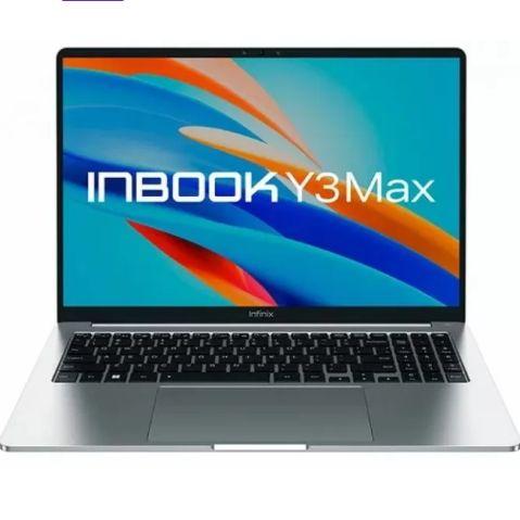 Infinix Inbook Y3 MAX YL613 Ноутбук 16", Intel Core i3-1215U, RAM 8 ГБ, SSD 512 ГБ, Intel UHD Graphics, Без системы, (71008301568), серебристый, Русская раскладка