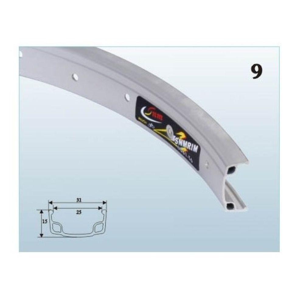 Обод S25А одинарный 24x1.75-2.125 серебристый 36отверстий
