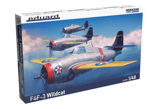 Eduard | 84193 Eduard Самолет F4F-3 Wildcat (Weekend) 1/48